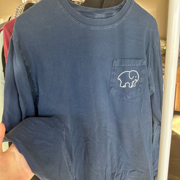 Navy Ivory Ella Long Sleeve Tee Small - Picture 4 of 4